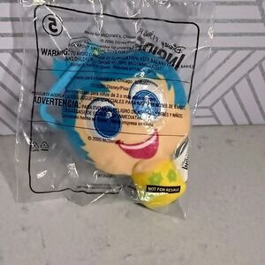Disney Pixar Inside Out McDonald's Toy #5 Joy (Plush Backpack Hanger) Sealed